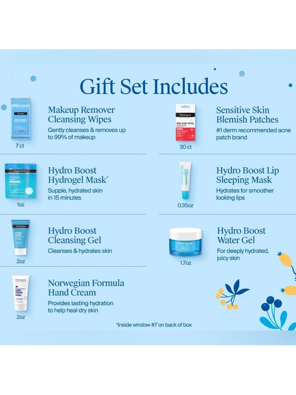 Neutrogena 7 Days of Skincare Gift Set - BRAND NEW!! makeup beauty sets - Picture 2 of 6